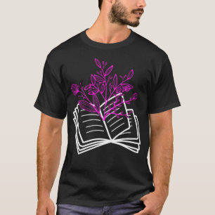 Book Book flower Reading fans book bookworm 2 T-Shirt