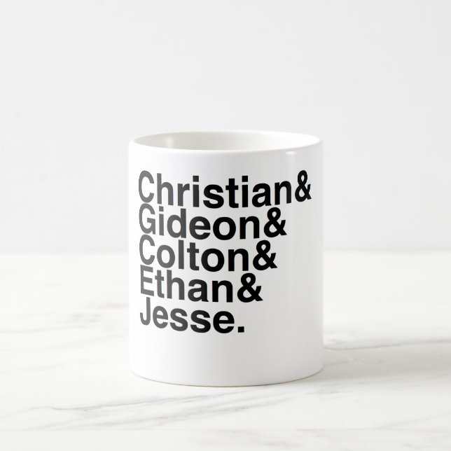 Book Boyfriend- Christian, Gideon, Colton, Ethan, Coffee Mug (Center)
