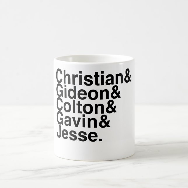 Book Boyfriend- Christian Gideon, Colton, Gavin... Coffee Mug (Center)