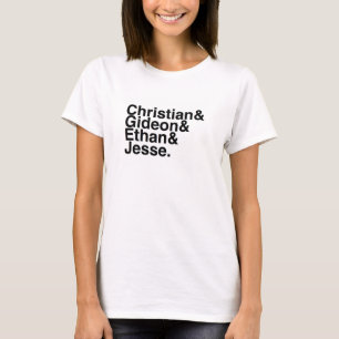 Book Boyfriend — Christian, Gideon, Ethan, Jesse T-Shirt