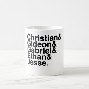 Book Boyfriend- Christian, Gideon, Gabriel, Ethan, Coffee Mug
