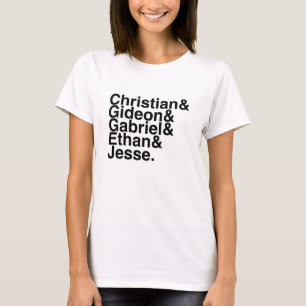Book Boyfriend- Christian, Gideon, Gabriel, Ethan, T-Shirt