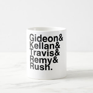 Book Boyfriend- Gideon, Kellan, Travis, Remy, Rush Coffee Mug