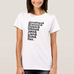 Book Boyfriend- Jonathan, Braxxon. Ripper, Deuce.. T-Shirt