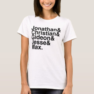 Book Boyfriend- Jonathan, Christian, Gideon, Jesse T-Shirt