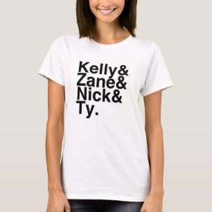 Book Boyfriend- Kelly, Zane, Nick, Ty T-Shirt