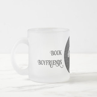 Book Boyfriend Kiss Frosted Glass Coffee Mug