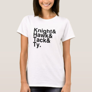 Book Boyfriend- Knight, Hawk, Tack, Ty T-Shirt