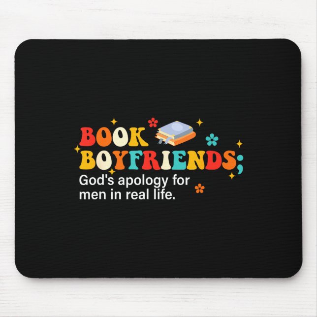 Book Boyfriends Definition Design  Mouse Mat (Front)