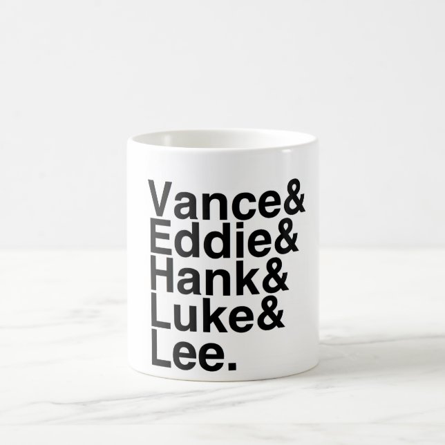 Book Boyfriends — Vance Eddie Hank Luke Lee Coffee Mug (Center)