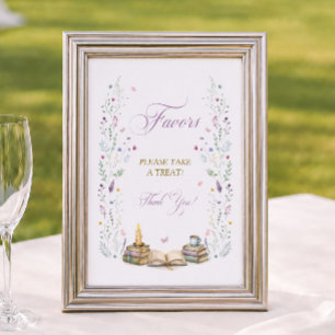 Book Bridal Shower Favours Poster