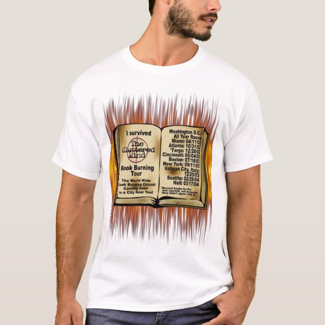 Book Burning T-Shirt (Front)