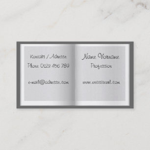 book business card