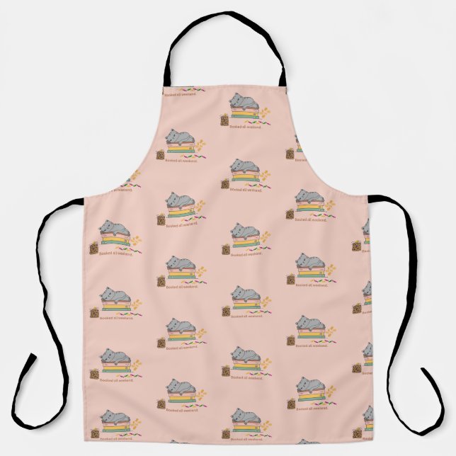  Book Cat Apron (Front)