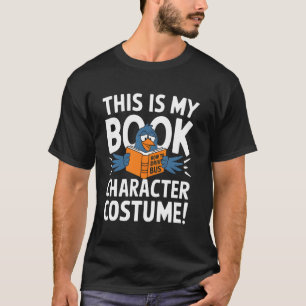 Book Character Costume Funny Halloween Literary Bi T-Shirt