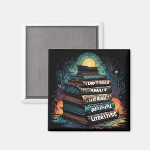 Book Choices Humour Square  Magnet