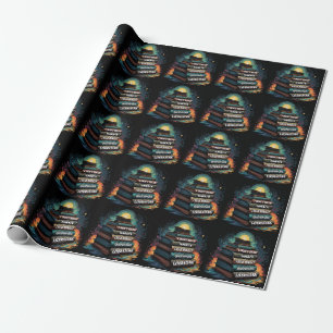 Book Choices Humour Wrapping Paper