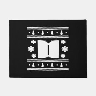 Book Christmas Shirt Doormat