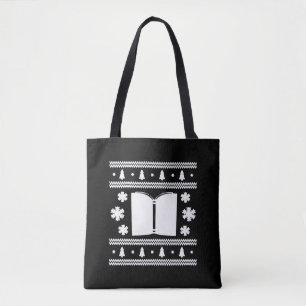 Book Christmas Shirt Tote Bag