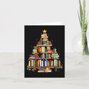 Book Christmas Tree Lights Teacher Librarian Read  Card