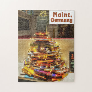 Book Christmas Tree - Mainz, Germany Jigsaw Puzzle