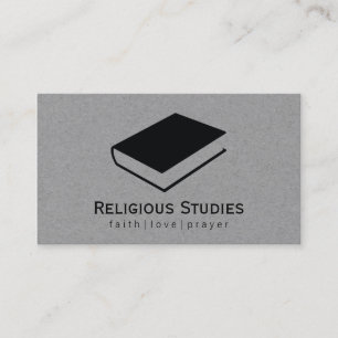 Book Closed Business Card