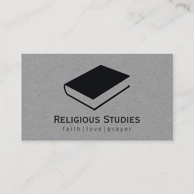 Book | Closed Business Card (Front)