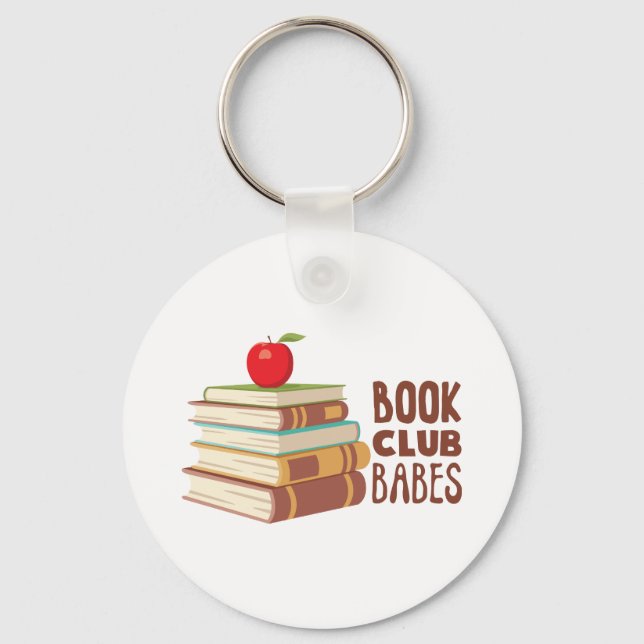 Book Club Babes Key Ring (Front)