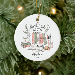 Book Club Bestie Ornament