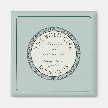 Book Club Blue Customised Magnet