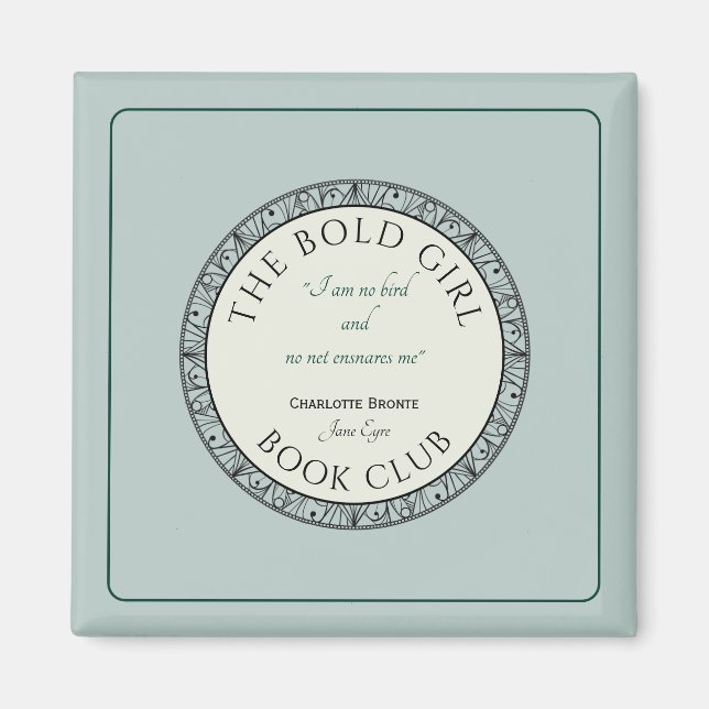 Book Club Blue Customised Magnet (Front)