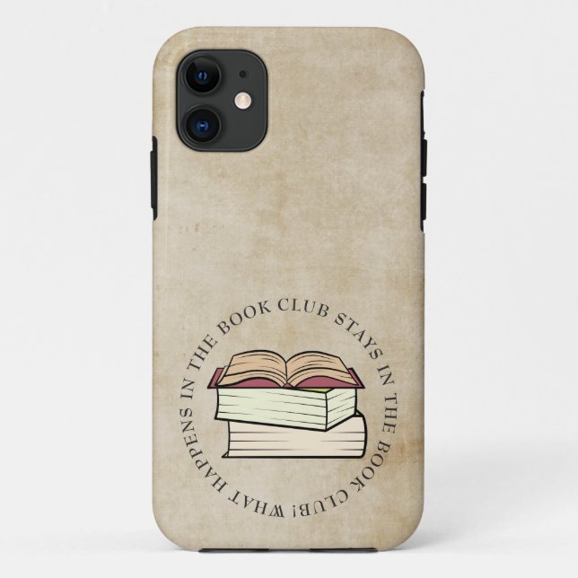 Book Club Case-Mate iPhone Case (Back)