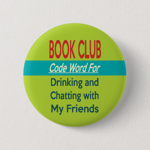 Book Club - Code Word 6 Cm Round Badge