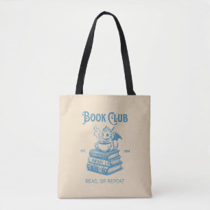 Book Club Fantasy Dragon Lovers Tote Bag