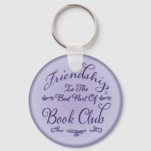 Book Club Friendship Key Holder Key Ring (Front)