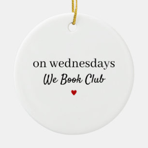 Book Club, Funny Reading Group Gift Ceramic Tree Decoration