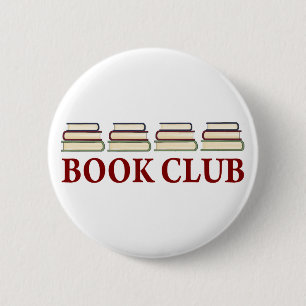 Book Club Gift For Readers 6 Cm Round Badge
