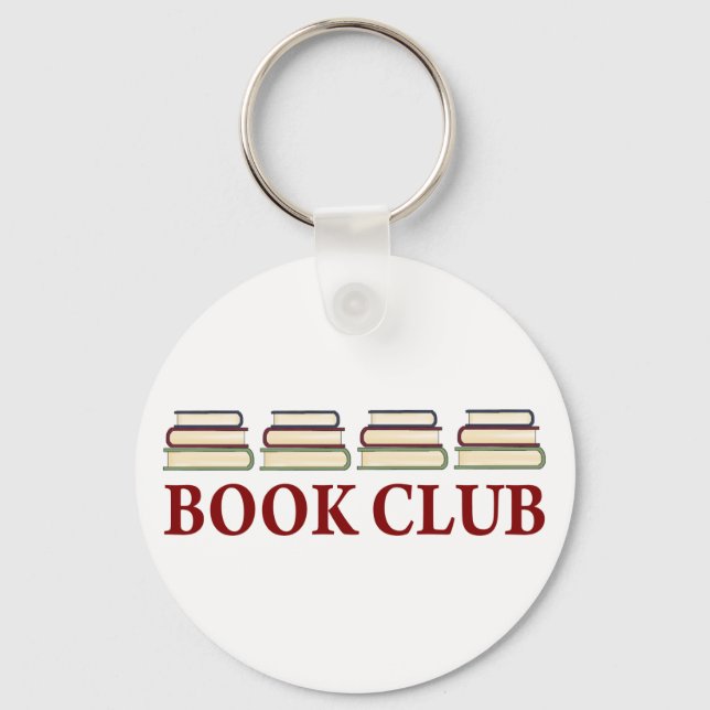 Book Club Gift For Readers Key Ring (Front)