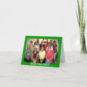 Book Club Holiday Card