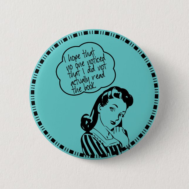 Book Club - I Hope - Retro 6 Cm Round Badge (Front)