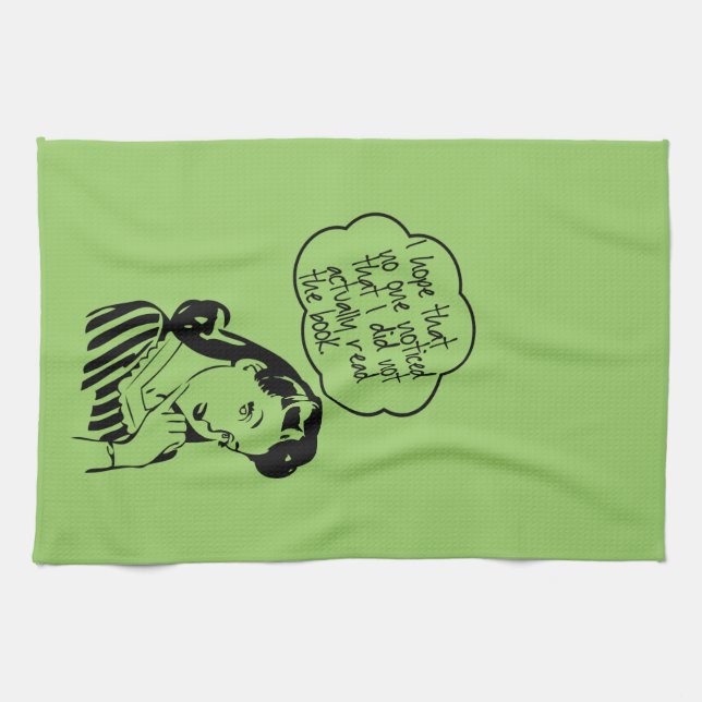 Book Club - I Hope - Retro Tea Towel (Horizontal)