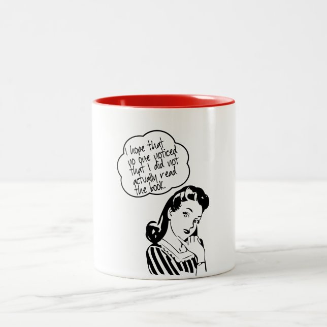 Book Club - I Hope - Retro Two-Tone Coffee Mug (Center)