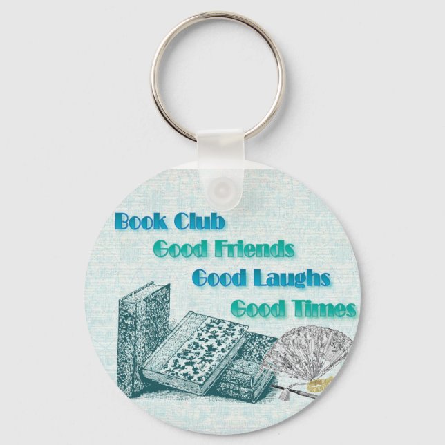 book club key ring (Front)