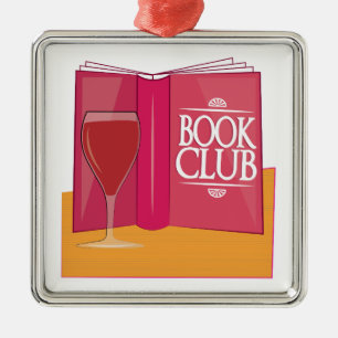 Book Club Metal Tree Decoration