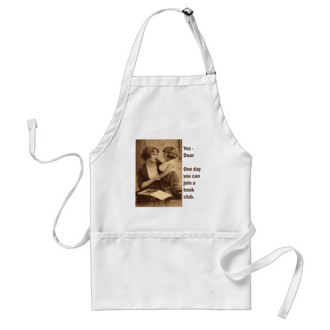 book club mother and daughter standard apron (Front)