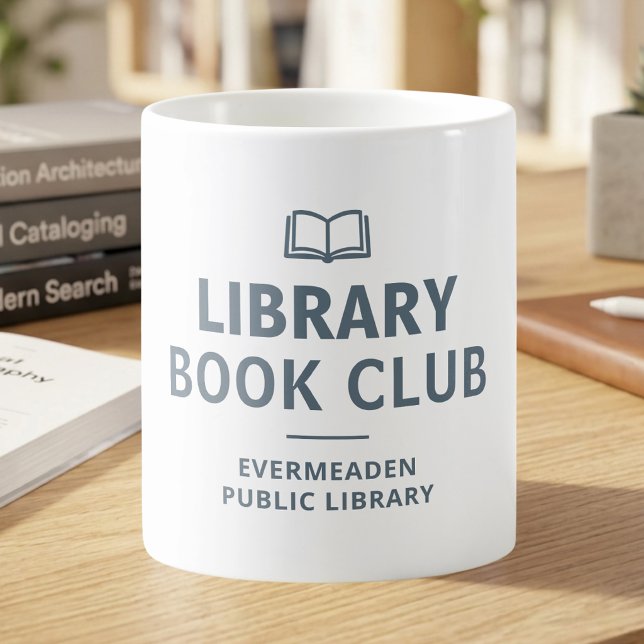 Book Club Name Library Custom Coffee Mug (Creator Uploaded)