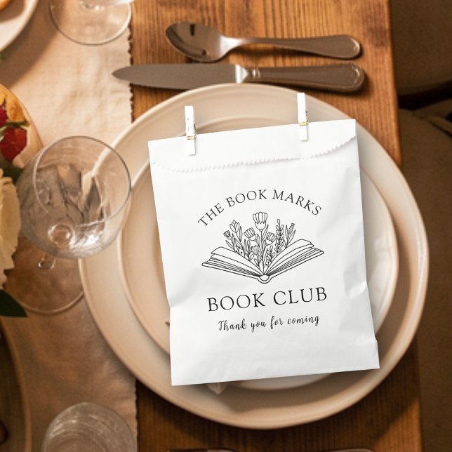 Book Club Name Personalized Thank You Favour Bags (Creator Uploaded)