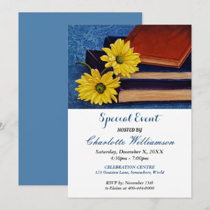 BOOK CLUB PARTY EVENT INVITE
