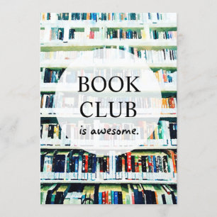 Book Club Personalised Invitation