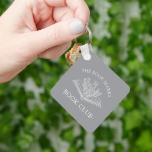 Book Club Personalized Member's Gift Key Ring